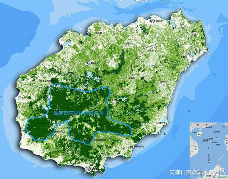 未来海南岛主流旅游一一热带雨林国家公园